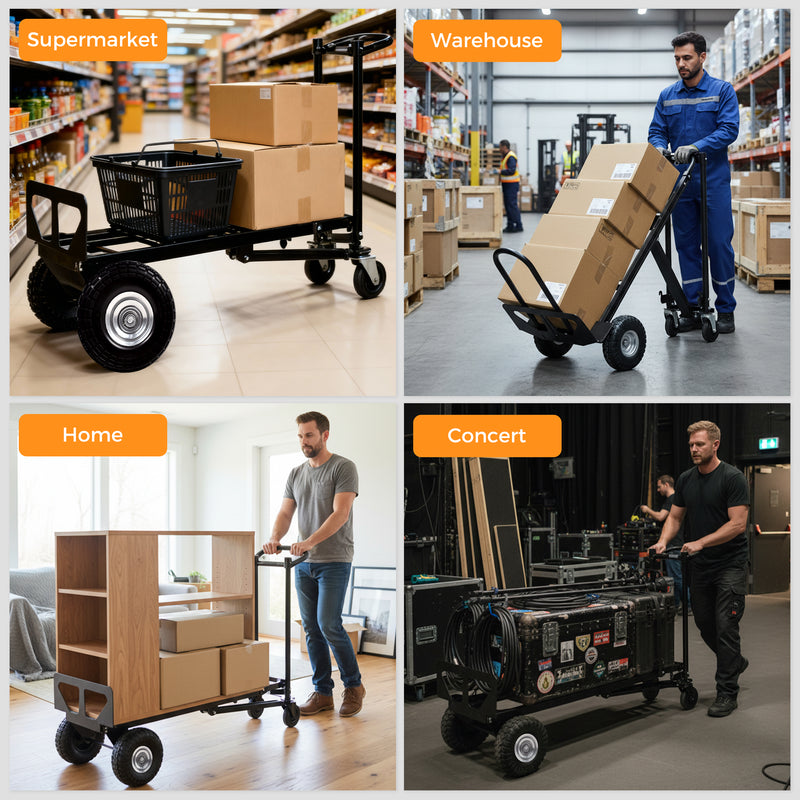 Advwin Portable 4 in 1 Aluminum Hand Truck