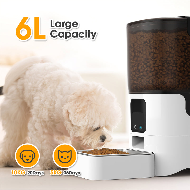 Advwin Automatic Cat Feeder WiFi & Pet Water Fountain