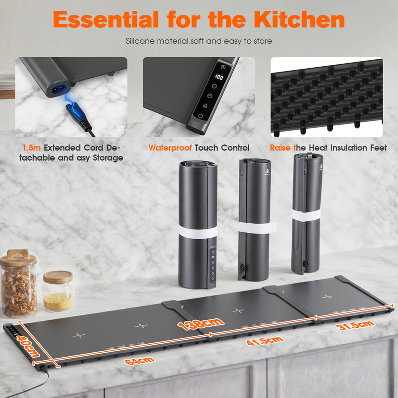 Advwin Extendable Spliced Food Warming Mat