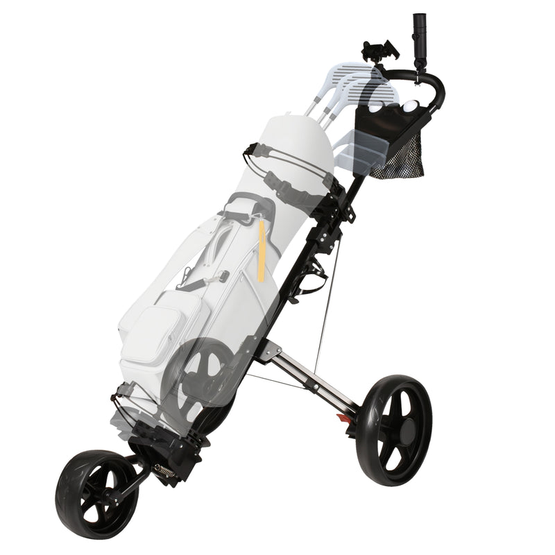 Advwin 3-Wheel Foldable Golf Cart w/ Storage Bag