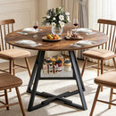 Advwin 107cm Round Dining Table 4-6 Seater