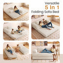 Advwin Folding Sofa Bed Convertible Floor Loveseat Sofa (Pre-Order)