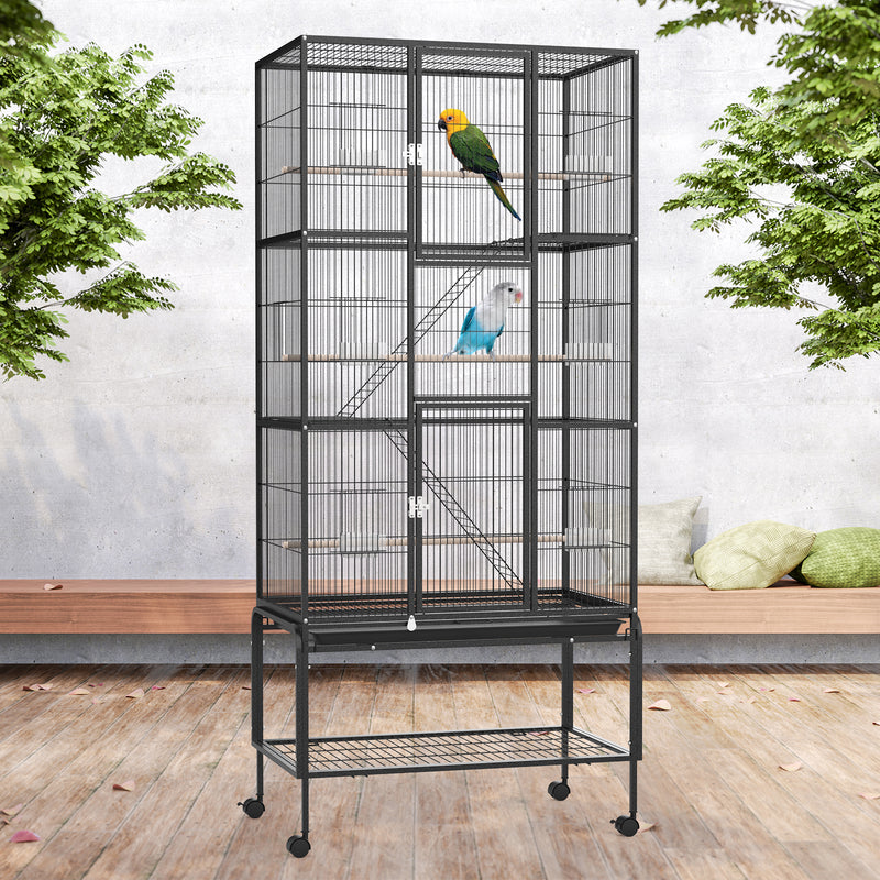 Advwin Large Bird Cage 176CM 3 Perches Aviary