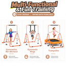 Advwin Kids Gymnastics Bar Adjustable Height Horizontal Bar