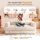 Advwin 5-in-1 Convertible Folding Loveseat Sofa Bed