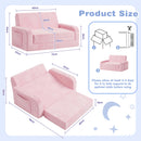 Advwin 3-in-1 Kids Loveseat Sofa Toddler Couch
