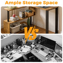 Advwin 360° Rotating Computer Desk L-Shaped Desk