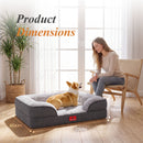 Advwin Orthopedic Memory Foam Dog Bed 73x60x19cm