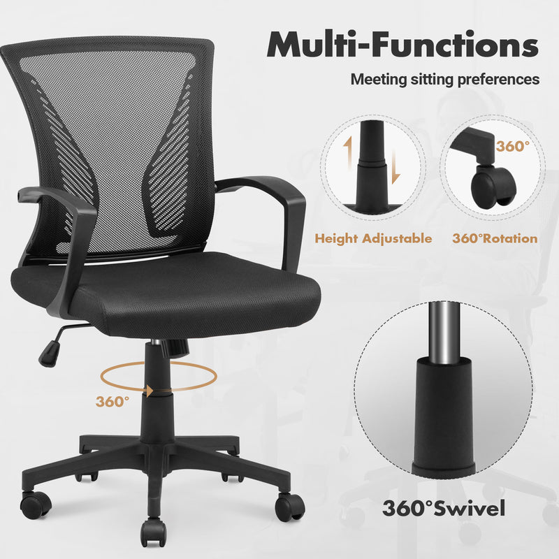 Advwin Mid-Back Mesh Office Chair