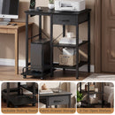 Advwin Printer Stand with Shredder Shelf & Charging Station