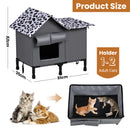 Advwin Outdoor Cat House Weatherproof Shelter
