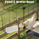 Advwin Modular Metal Small Animal Cage with Feeder and Tray