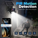 Advwin Solar WiFi PTZ Security Camera with Siren