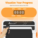 Advwin Walking Pad Manual Incline Treadmill White