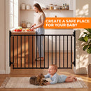 Advwin 27.5-43" Adjustable Metal Sliding Safety Gate