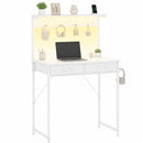 Advwin 80cm Small Desk w/ Monitor Stand & Pegboard