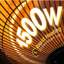 Advwin Electric Outdoor Heater 1500W IP55 Waterproof