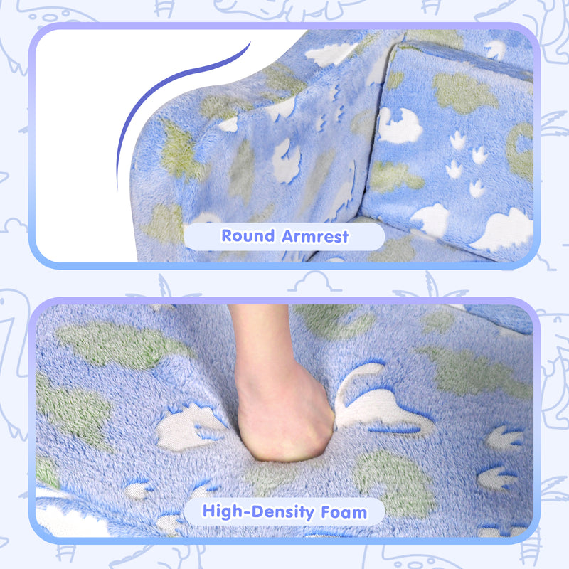 Advwin 2-in-1 Toddler Couch Folding Sofa Bed Convertible