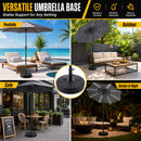 Advwin Patio Umbrella Base Fits 38/48mm Poles