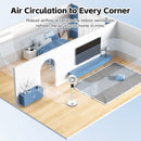 Advwin Pedestal Fan 3D Oscillating Height Adjustable