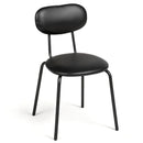 Advwin Kitchen Dining Chairs Black Set of 4