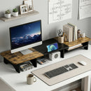 Advwin 100cm Dual Monitor Stand with Storage