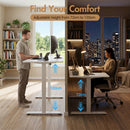 Advwin 133x60cm Electric Standing Desk Height Adjustable
