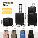 Advwin 20"+14" Hardshell Luggage Set with Power Bank Pocket