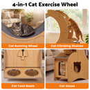 Advwin 4-in-1 Cat Exercise Wheel Large Cat Treadmill