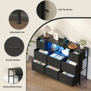 Advwin 8 Storage Drawers with LED & Charging Station