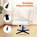 Advwin Armless Office Chair Criss-Cross No Wheel