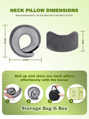 Ergonomic Travel Pillow Memory Foam Neck Pillow