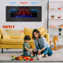 Advwin Electric Fireplace Heater Wall Recessed (Pre-Order)