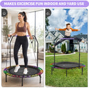 Advwin 40" Mini Trampoline Rebounder w/Resistance Bands