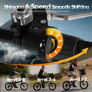 Advwin 20" Folding Bicycle with 6-Speed Dual Brake System (Pre-Order)