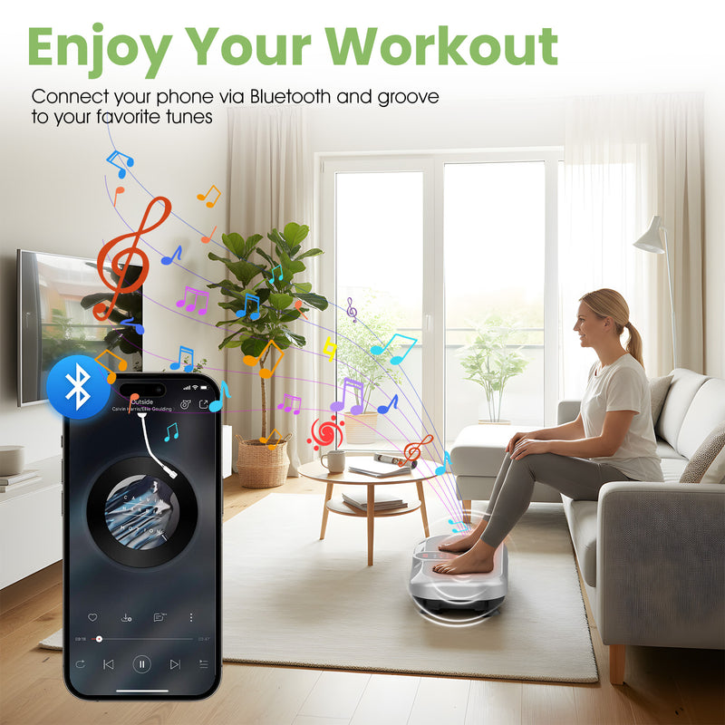 Advwin Vibration Plate Exercise Machine with Heat Therapy