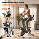 Advwin Folding Exercise Bike w/16 Level Adjustable Resistance