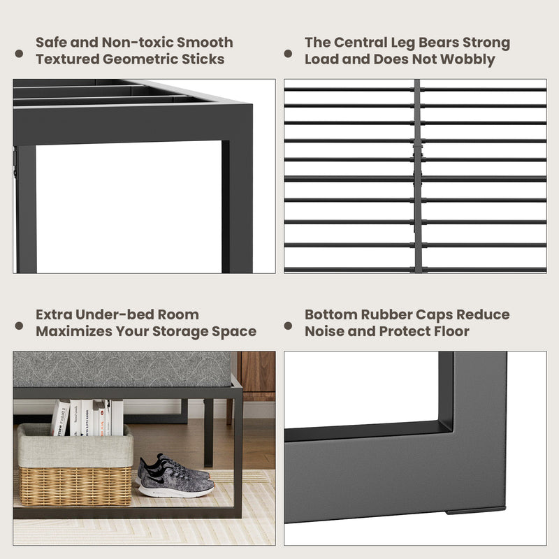 Advwin Metal Bed Frame Mattress Base