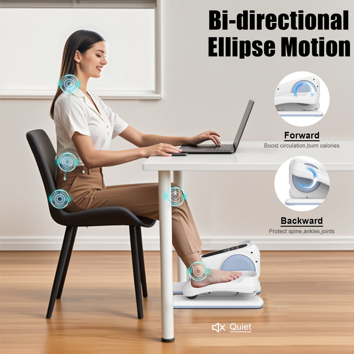 Advwin Under Desk Pedal Exerciser - Main Image