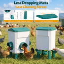 Advwin 12kg Automatic Chicken Feeder & 11L Waterer Set