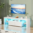 Advwin 160cm Entertainment Unit TV Stand with RGB LED Light