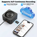Advwin 2K WiFi Window Camera with Magnetic Glass Mount
