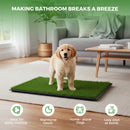 Advwin Large Dog Grass Toilet with Tray