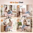 Advwin Office Armchair with Adjustable Arms & Footrest