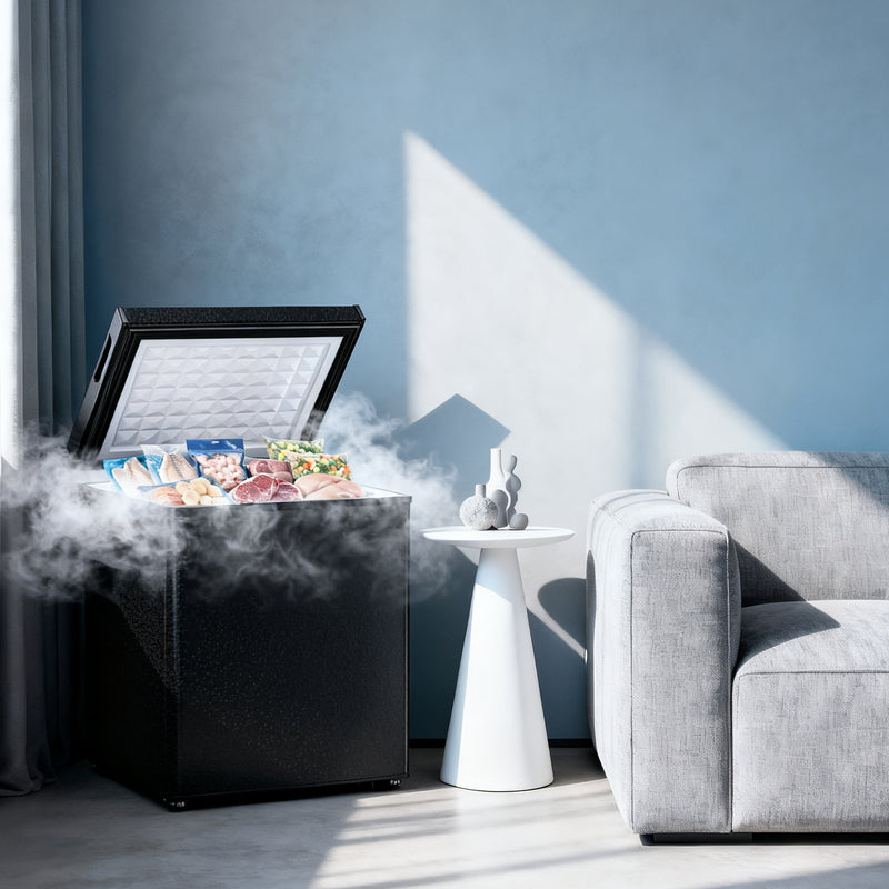 Advwin 50L Chest Freezer with Removable Wire Basket