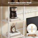 Advwin 3-Tier Desktop Organizer Shelf with 5 Hooks