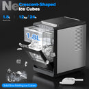 Advwin 12KG Crescent Ice Machine with 15-Min Cycle
