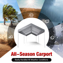 Advwin 3×6m Carport Replacement Canopy Cover