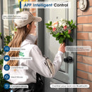 Advwin Fingerprint Door Knob Smart Door Lock with Keypad