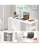 Advwin Office Desk Computer Desk with Drawers Cabinet